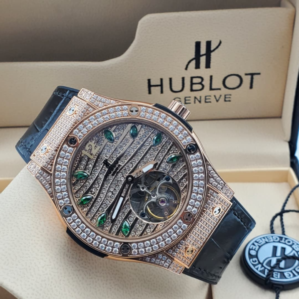 Montre Style Hublot – Luxe Sertie Édition Prestige