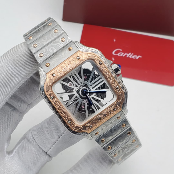Montre Style Cartier – Skeleton Luxe Prestige