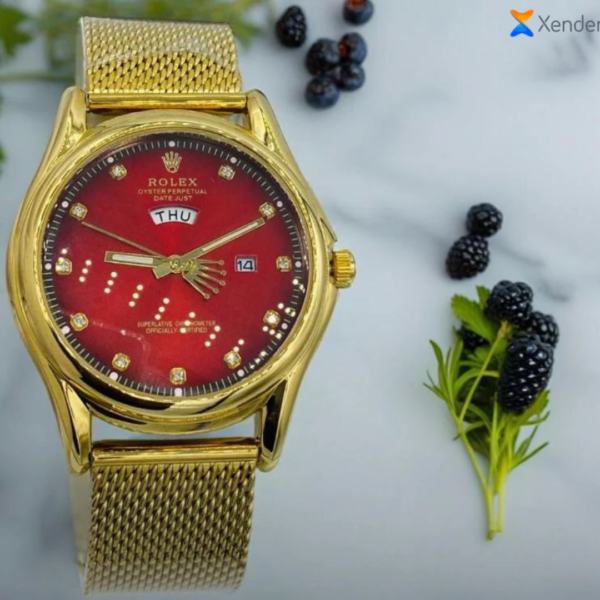 Montre Style Rolex – Prestige Or